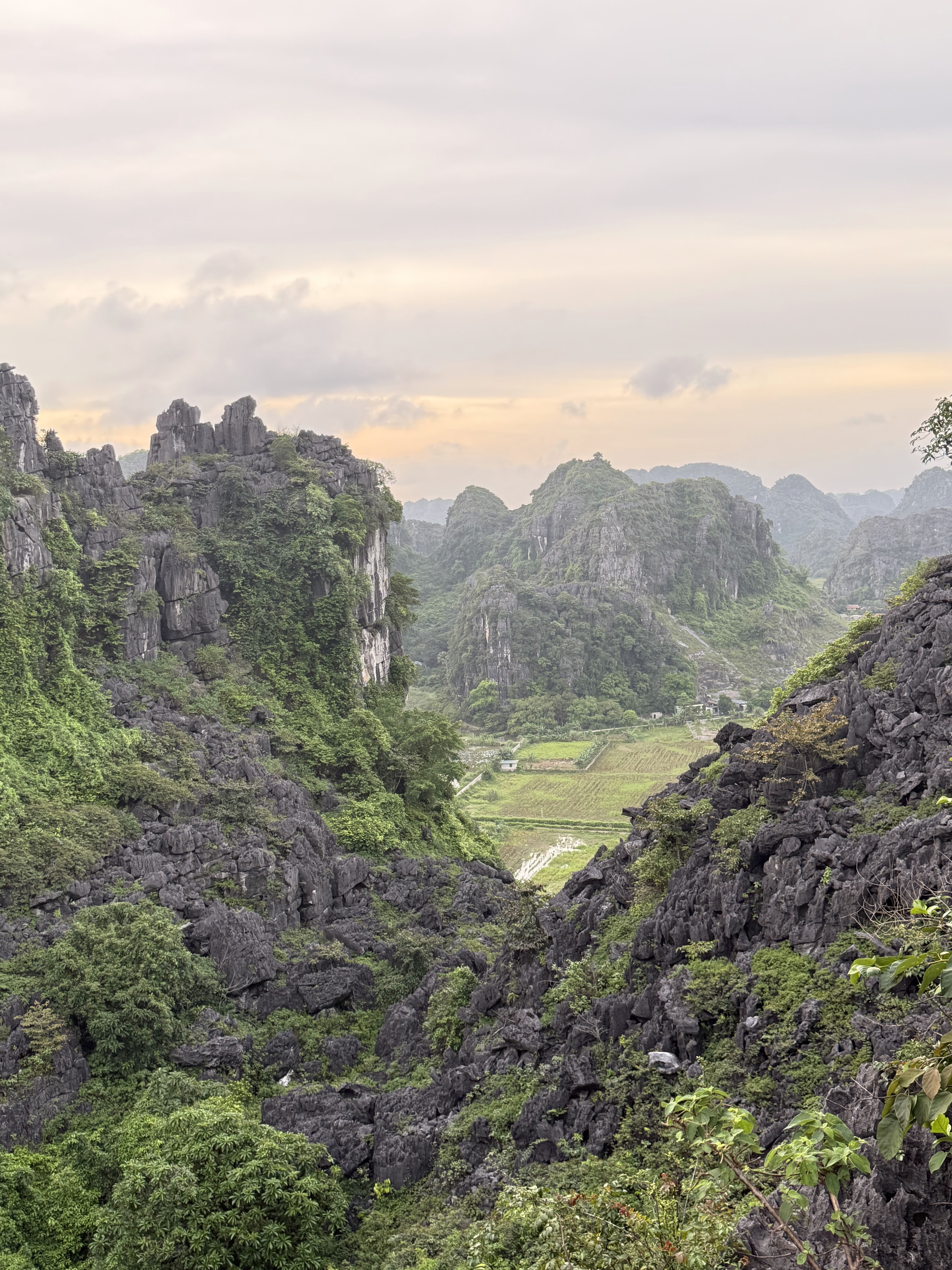 Limestone karst valley at golden hour, Ninh Binh Vietnam, @yourfitrip