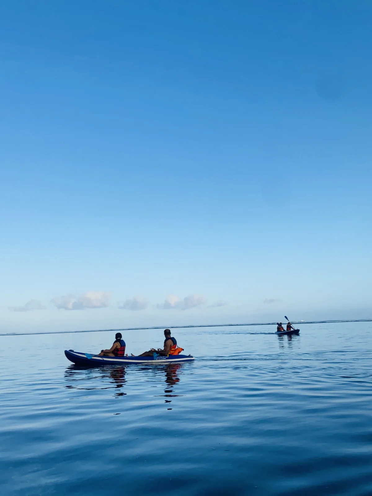 Sea kayaking off the Bali coast