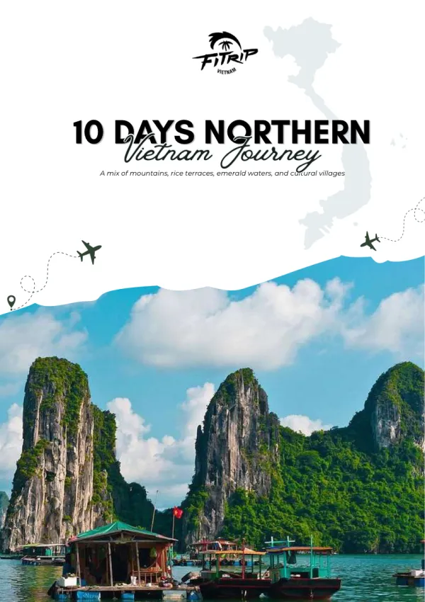 Cover of the Fitrip Northern Vietnam Journey brochure