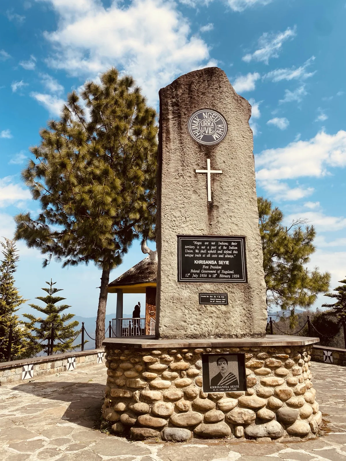 Kohima War Cemetery memorial, Nagaland