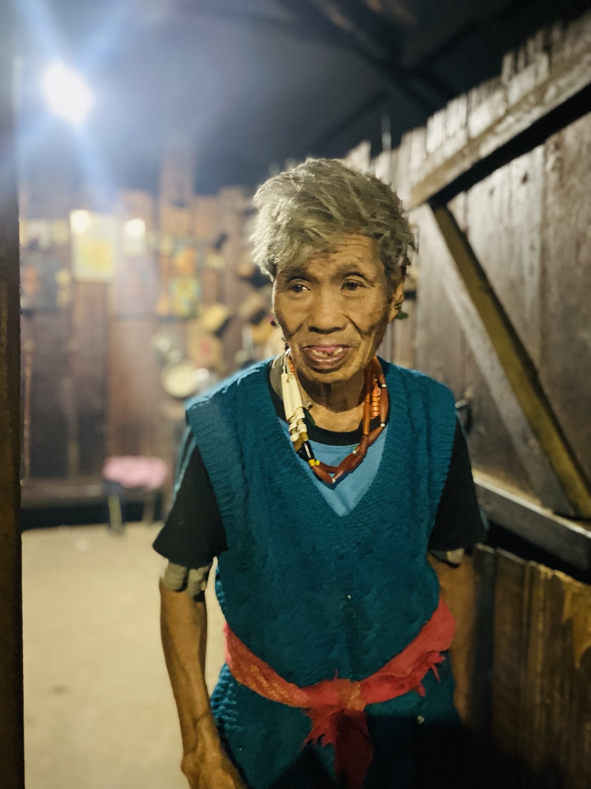 Portrait of a Naga elder, Nagaland