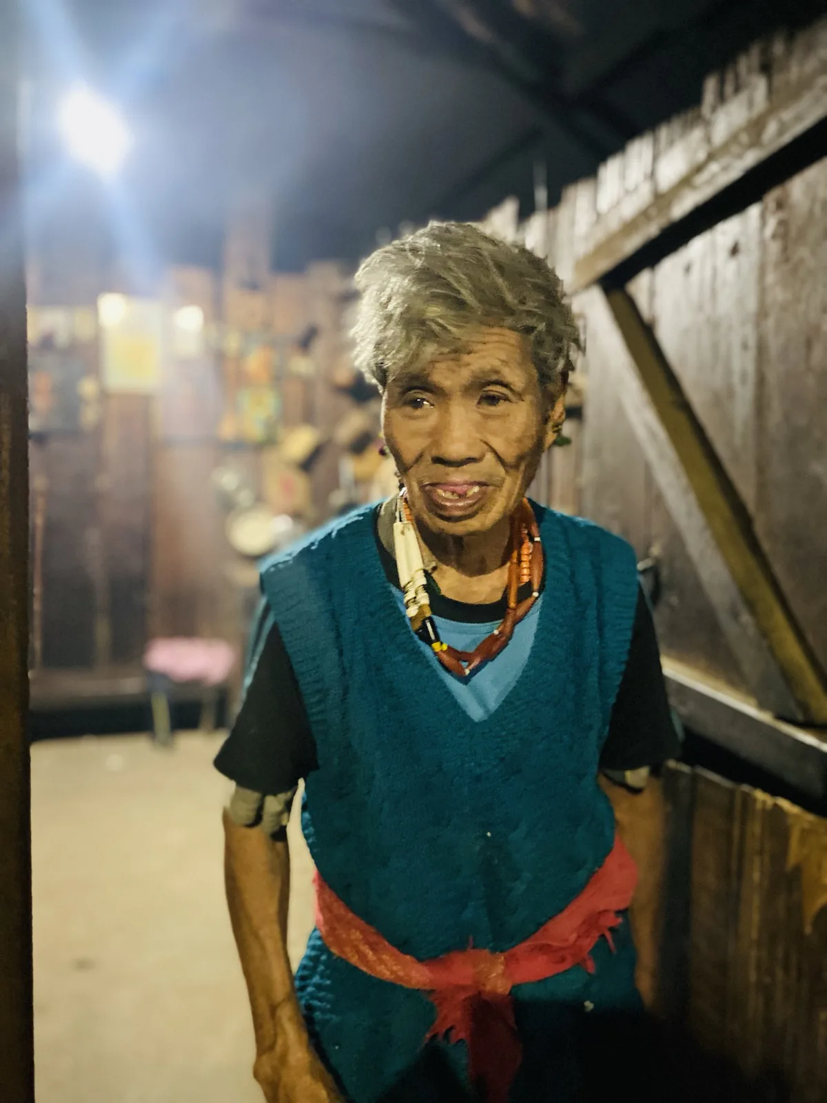 Portrait of a Naga elder, Nagaland